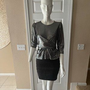 NY and Company metallic Blouse